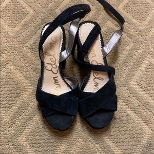 same edelman platform block heels